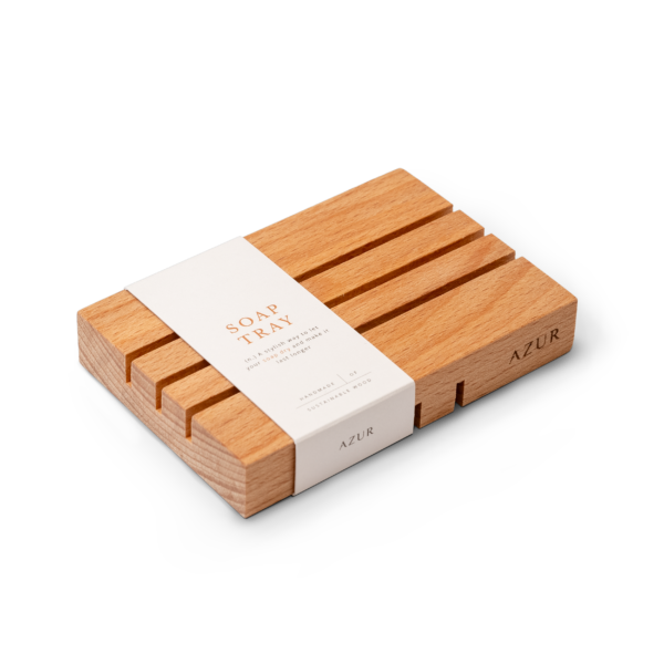 Handgemaakte houten zeephouder voor body bars en zeep